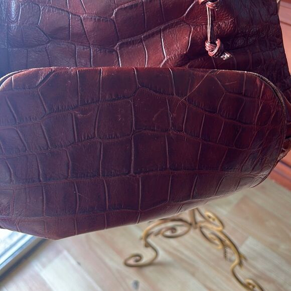 Mateus Genuine brown leather cross bag - Picture 4 of 8